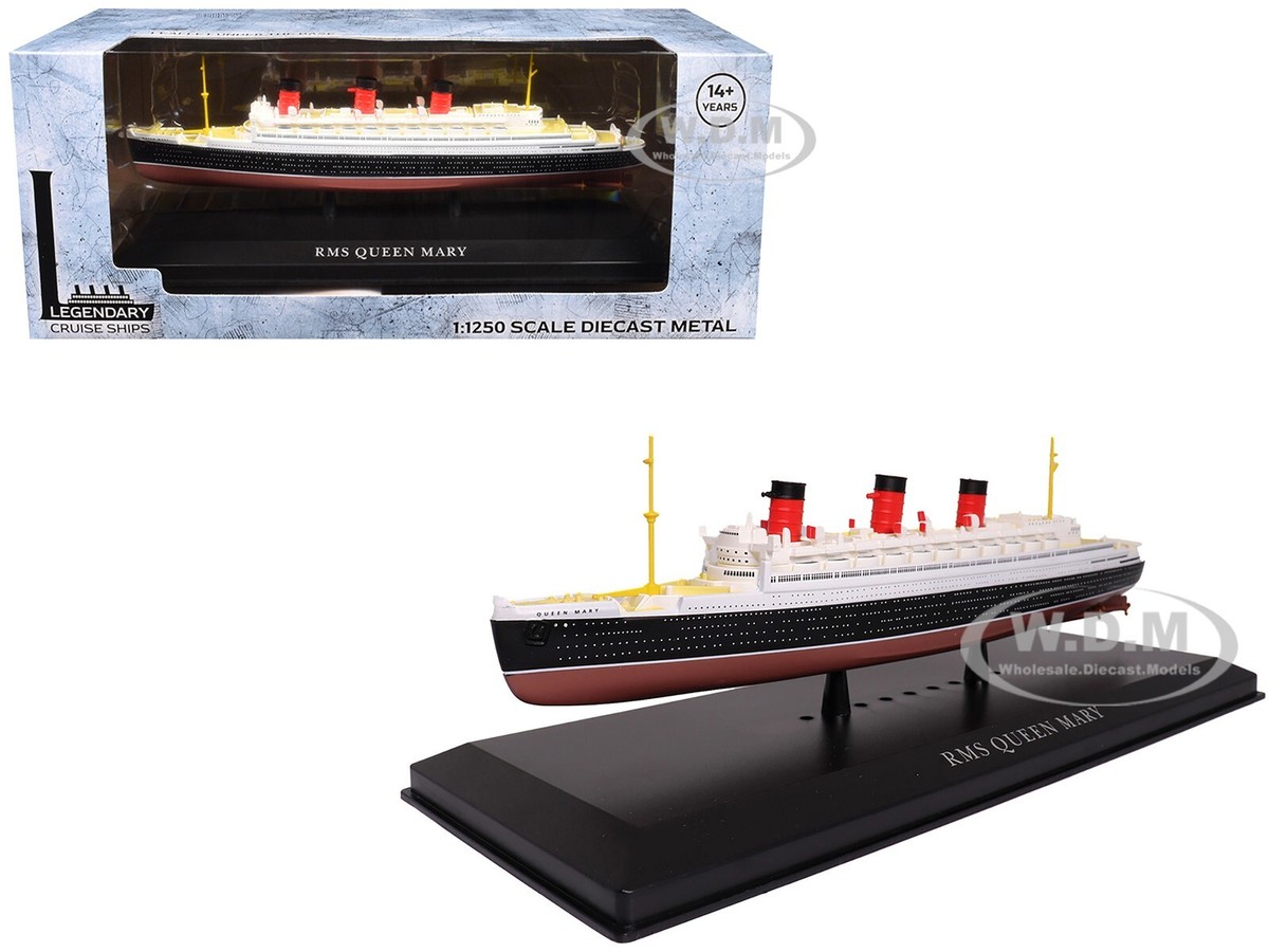 GLENCOE MODELS MARS LINER 1/144 マーズライナー RMS QUEEN MARY PASSENGER SHIP 1/1250 DIECAST BY LEGENDARY CRUISE