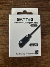 NEW SKYTAG Global 2 Pin Power charger Cable 60cm Watch