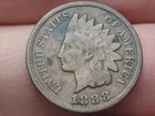 1888 Indian Head Cent Penny- Fine Details