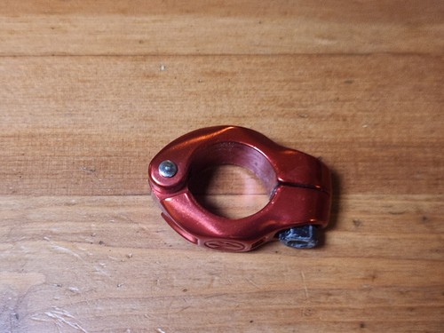 Old School BMX Dia Compe MX Hinged Seatpost Clamp Red Japan Vintage OG 80s - Picture 3 of 3