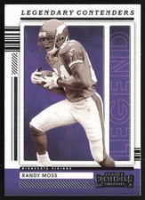 2021 Panini Contenders Legendary Contenders Randy Moss #LGD-RMO Vikings