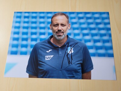 Pellegrino Matarazzo - TSG Hoffenheim - ORIGINAL-Autogramm auf 20x30 cm Foto