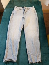 Hollister Jeans Womens Sz 11 Stretch Blue High Rise Mom Pants Denim Ladies