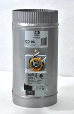 iO HVAC Controls 06" Round Zone Damper Belimo 3 Wire Actuator CD-06 2236