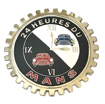 LE MANS 24 HOURS AUTOMOBILE GRILLE BADGE EMBLEM