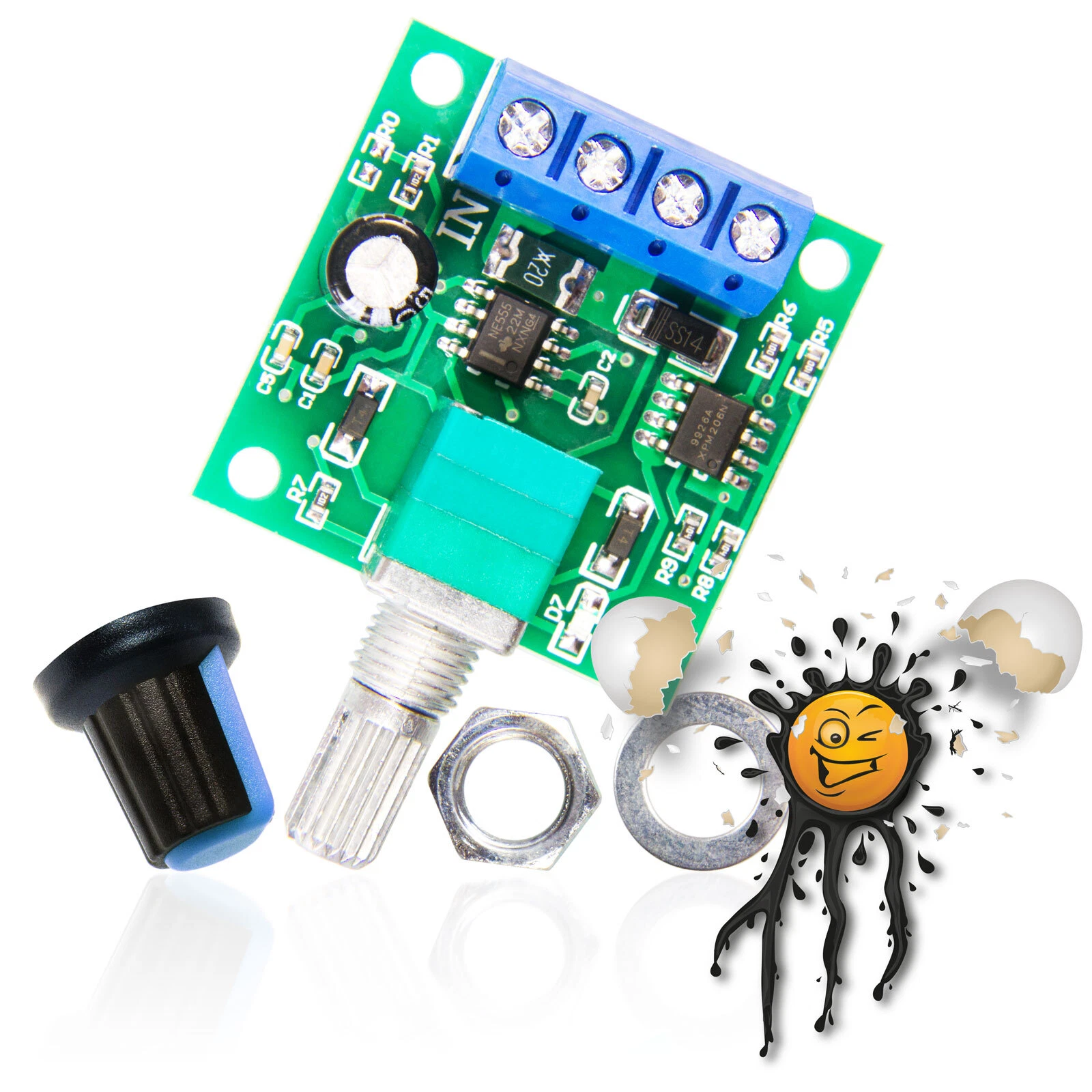 2A PWM Spannungsregler Controller