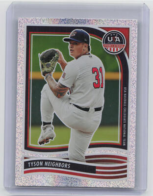 2024 Panini Stars & Stripes #66 Tyson Neighbors Sparkle