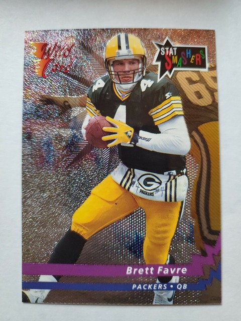 1993 Wild Card Brett Favre STAT SMASHER card #CSS-107