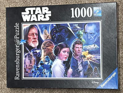 Rare Ravensburger Disney Star Wars 1000 Piece Jigsaw Puzzle- Limited Edition 2