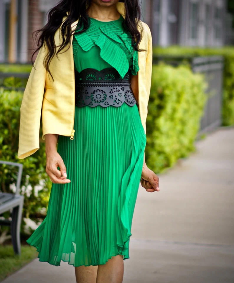 NOVO CINTO LARGO PEPLUM ESPARTILHO DECLARAÇÃO GÓTICO PRETO BRANCO COURO PU FEMININO TAMANHO P-XL - Imagem 2 de 4