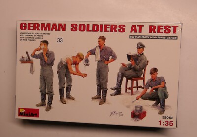 MiniArt 35062 German Soldiers At Rest  (Figures Set) 1:35 Scale