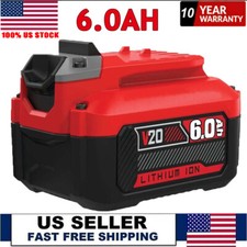6.0Ah For Craftsman V20 20 Volt MAX Lithium Battery CMCB204 CMCB202 CMCB201 New