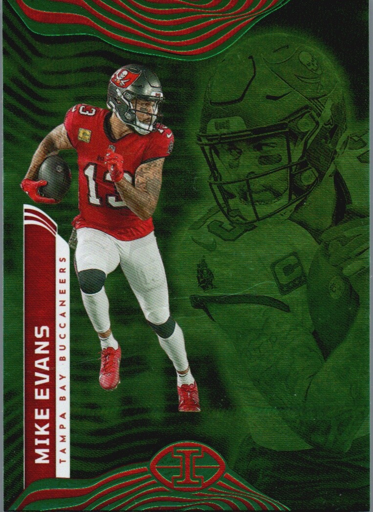 2022 Panini Illusions #94 Mike Evans Trophy Collection Emerald