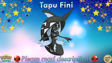 ✨Shiny Tapu Fini Poni Island EVENT 6IV✨Pokémon Sword Shield HOME (💯Legal)