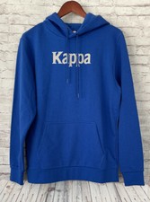 NEW Kappa Pullover Logo Hoodie - Blue - Medium