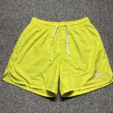 Nike Sportswear Woven Flow Shorts Mens Large Yellow DM6829