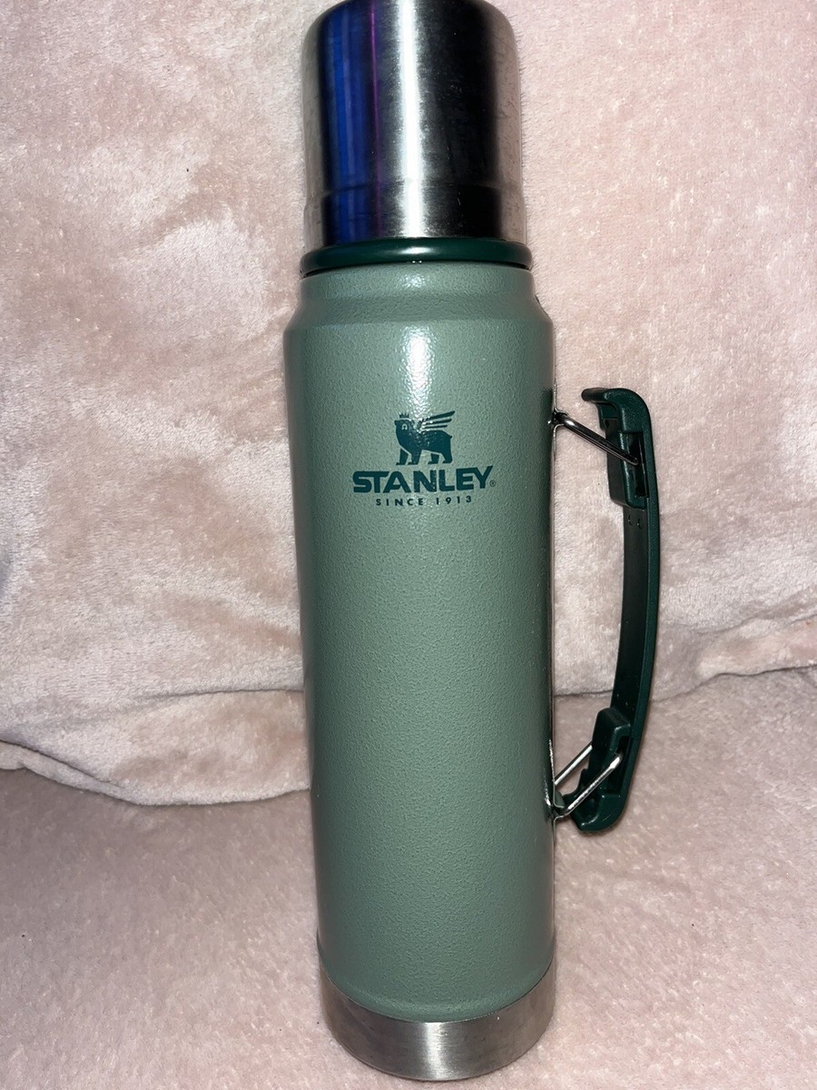Stanley Vacuum Thermos Bottle Coffee Classic Hammertone 1.1 Q 1 Liter 20-01132