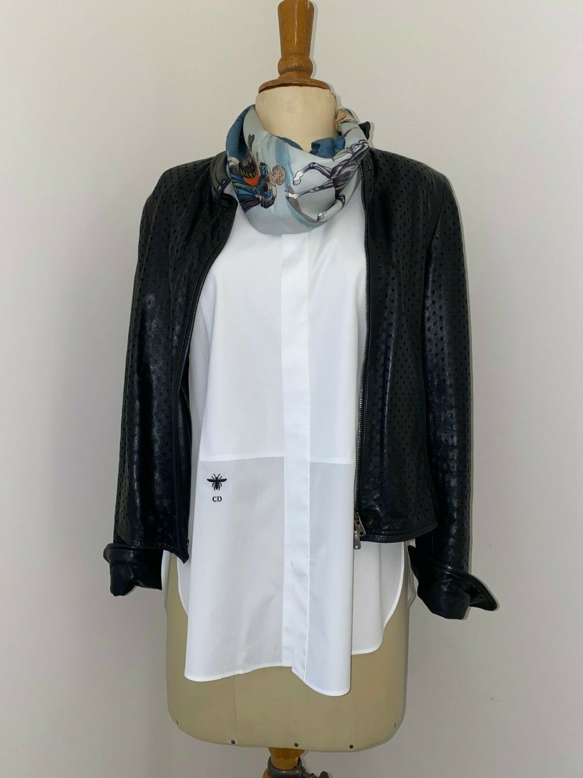 Yves Saint Laurent giacca in pelle