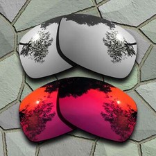 Silver Violet Red Polarized Lenses Replacement For-Oakley Ravishing