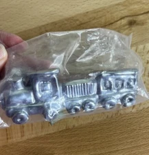 Train Metal Hardware Drawer Pull Silver Tone BRAND NEW Micheal Aram