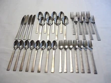 BALFOUR STAINLESS FLATWARE 35-pieces