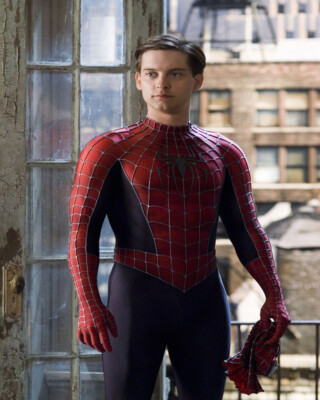 8x10 Spider-Man GLOSSY PHOTO photograph picture spiderman 2002 tobey maguire