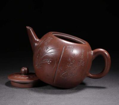 鍚茶壺 鍚茶壺 Gu Jingzhou Signed Old Chinese Handmade Yixing Zisha Teapot w
