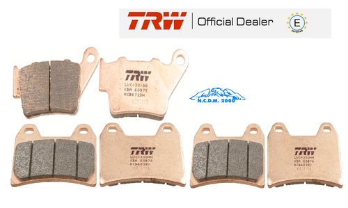 Pack Plaquettes De Frein Pour Gilera GP 800 - 4 Plaquettes Avant + 2 Arrière - Neuf - Pièce De Rechange Générique