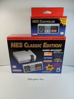Nintendo NES Classic Edition Console Extra Controller! New