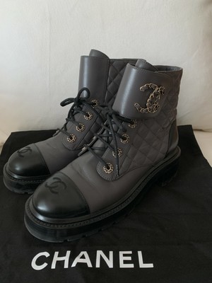 chanel biker boots 2018