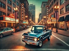 1972 Classic Chevy Truck AI ART | POSTER 24X36" |