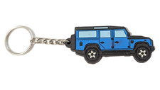 Landrover 110 Key Ring County Hardtop Light Blue