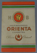"Orienta-Cigaretten" Schachtel f&uuml;r 12 Zigaretten Karton um 1960 (101584)