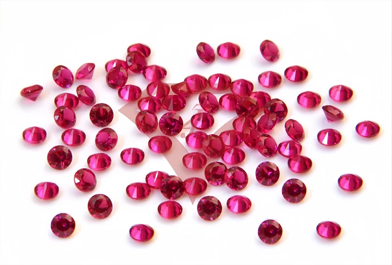 Wholesale High quality Round Cut Red Ruby Lab Created AAAA+ Loose Gems 500pcs - Image 4 of 4