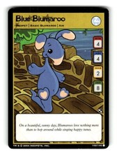 2004 Neopets Battle for Meridell Trading Card Game Blue Blumaroo 102 C