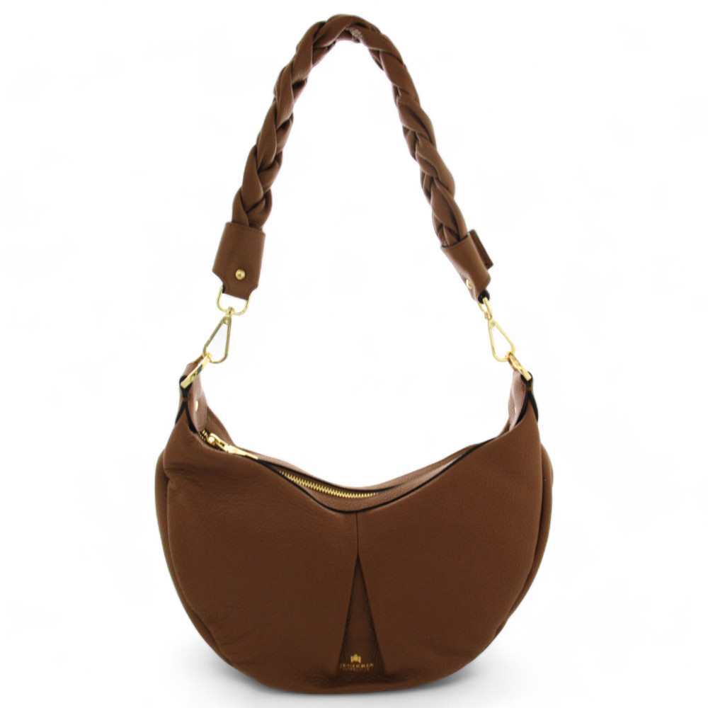 Fiorino Handtasche Schwarz Braun Leder Mode Tasche CUOIERIA