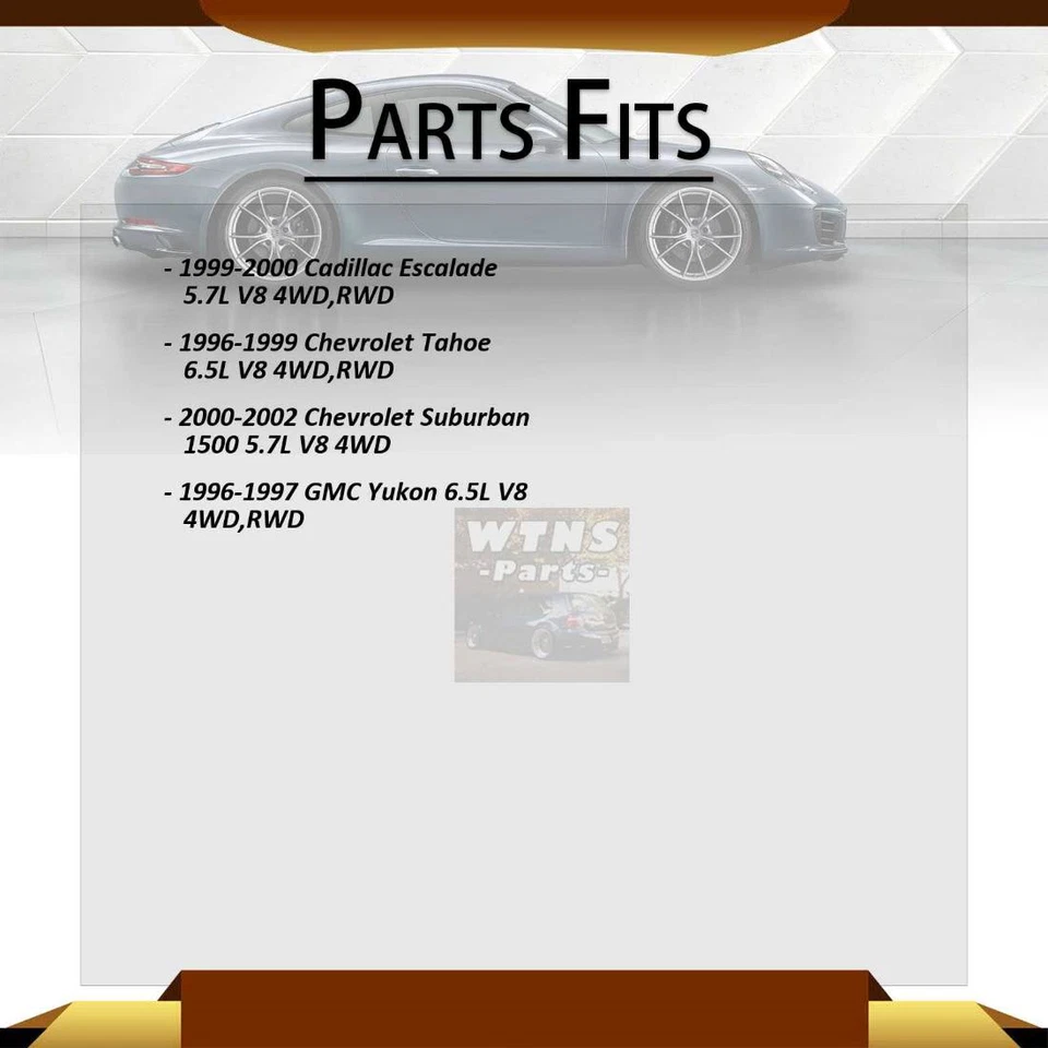 Front Rear Shaft All Joints U-Joints 4PCS For 2006-2013 GMC Savana 1500 5.3L AWD - Image 4 of 4