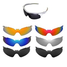 Walleva Vented Replacemen  t Lenses For Oakley RadarLock XL -Multiple Options
