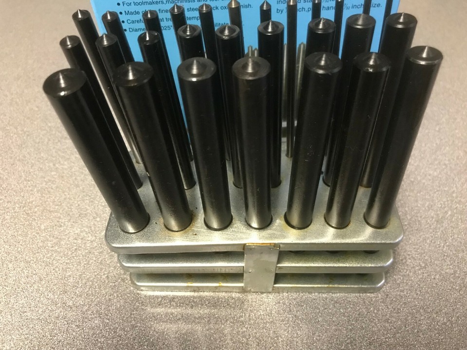 TRANSFER PUNCH AND SPOTTING PUNCH SET, 3/32" TO 17/32", 28 PIECES eBay