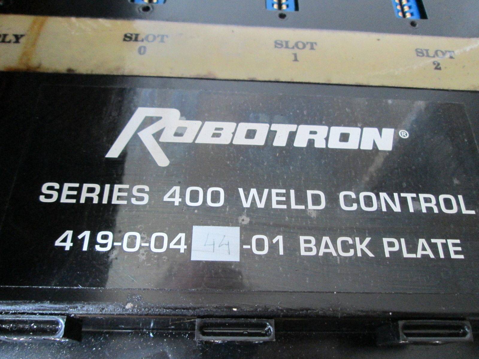 WTC Robotron 4 Slot Backplane Rack 419 0 0444 01 Power Supply 503 3 