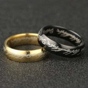 Der Herr Der Ringe Der Eine Ring Titan Edelstahl Verschiedene Farben Neu Ebay