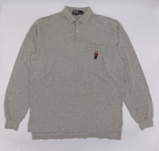 Size Medium - Vintage Polo Bear Long Sleeves Shirt
