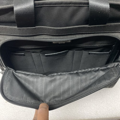 TUMI Alpha 26102DH Ballistic Nylon Rolling Carry On Briefcase Luggage Read - Picture 16 of 18