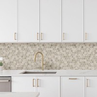 Creme Geometrische Fliesen Tapete Hexara Geblasenes Vinyl Von Holden 89400