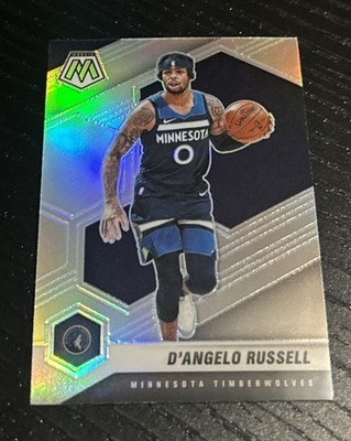 2020-21 Panini Mosaic D Angelo Russell Silver Prizm