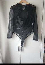 Body/Bluse Gr.2 XL.(ca. 44/46 C/D) schwarz,Spitze,ungetragen