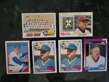 6 Card Don Zimmer  Redsox, Cubs Manager - Excellent Condition