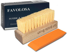 Nubuck Suede Shoe Cleaner Kit. Suede Nubuck Basic Kit with Stiff Hair Brush an