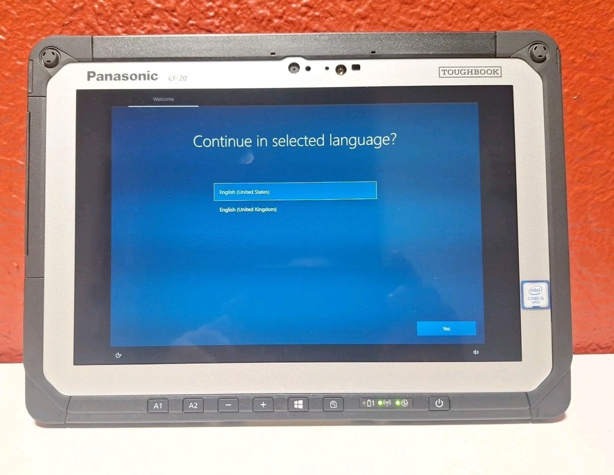 Panasonic Toughbook 20 256GB SSD + 8GB, Wi-Fi, 10.1 inch Tablet