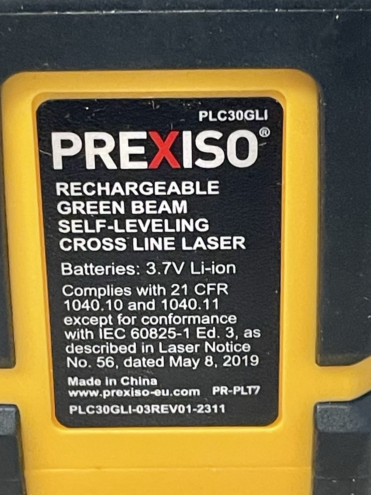 PREXISO Laser Level Self Leveling - 100Ft Rechargeable Cross Line Laser Green...